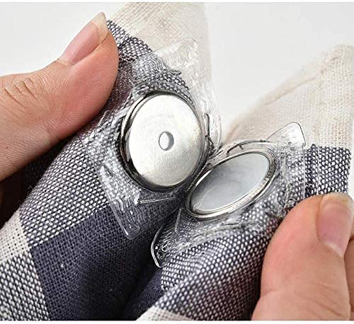 AMORNPHAN 10 Set 18mm.3/4\" Invisible Hidden Magnetic Buttons Snap Magnet Fastener Handbag Cloth Clasp Purse Closure DIY Sewing Tools