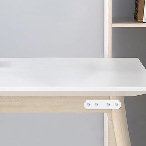 Vista 49 de T Tulead Soportes de metal de 4 agujeros rectos para espejo de tocador, soporte plano de 4 pulgadas de longitud, soporte de esquina 10 piezas