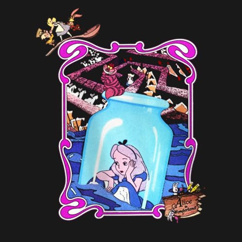 Image of Girl's Alice in Wonderland Alice in Bottle Mirror Poster T-Shirt