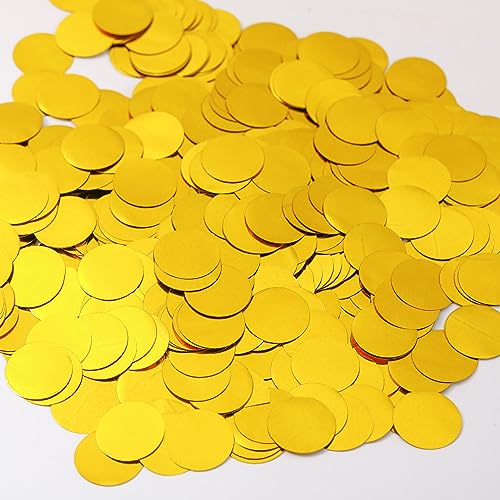 Image of Gold Confetti Balloons, 25 Pcs Thickened 12 Inch Clear Latex Balloon with Confetti Inside for Graduation Decorations Engagement Bridal Shower Party Baby Shower Birthday Party Decoration Supplies