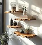 Modern Sale Live Edge Shelf Floating Shelf Teak Wood Live Edge Shelves Hanging Shelf Floating Shelf Book Shelf Wall Décor (15
