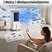 Klimaanlage Mobil, 14L 60W Klimaanlage ohne Abluftschlauch mit 12H Timer, 3 Modus, 40dB, 120°Oszillation, Abnehmbare Wassertank, Fernbedienung, Leise Klimagerät Air Conditioner für Wohnung Zimmer