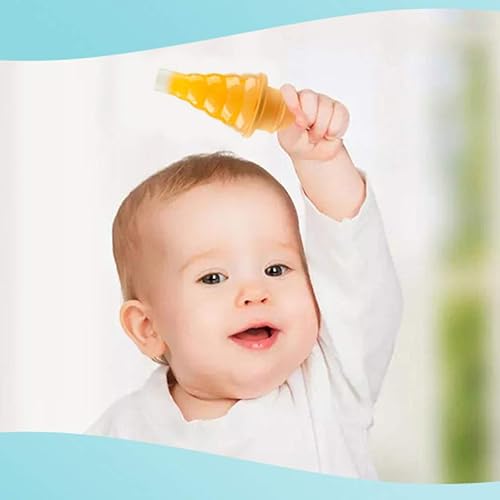 Miniatura 8 de Kichvoe Moldes de paletas de plástico para hacer paletas de hielo para niños, moldes reutilizables para hacer paletas caseras y helados, color verde