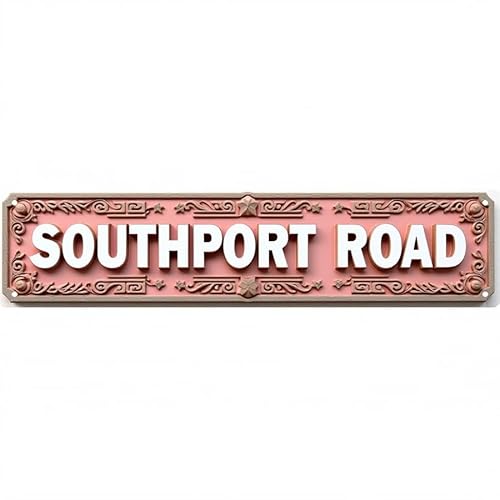 Gate Community Sign 16 * 4 Inches "SOUTHGATE AVENUE" Street Yard Garage Gated Community Design