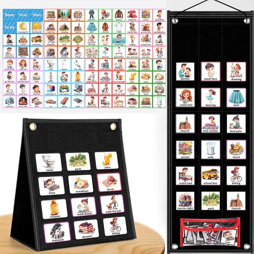 Calendrier Visuel Tableau De Routine Quotidienne Pour Les Enfants Avec 70 Cartes De Calendrier
