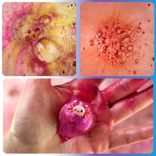 WhiteBird Bath Bombs for Kids Bath Bombs with Surprise Inside Set of 6 Bath fizzers Surprise Bath Bombs for Kids - Image 3