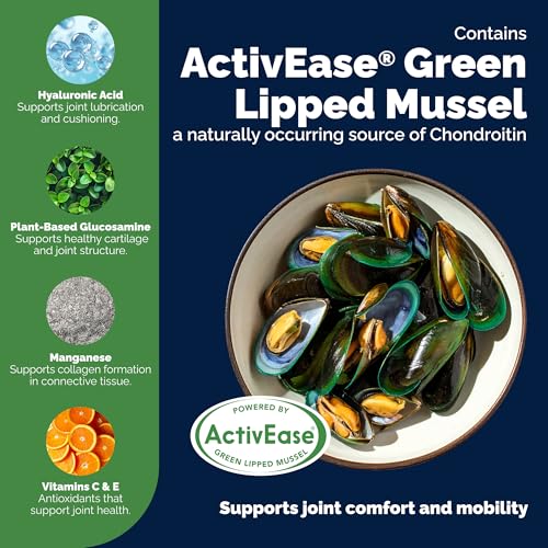 Image of YuMOVE Dog Hip & Joint Supplement, Regular Strength 120 Chewable Tablets | Green Lipped Mussel, Glucosamine, Hyaluronic Acid & Omega 3 - Chewable Tablets for Adult and Senior Dogs