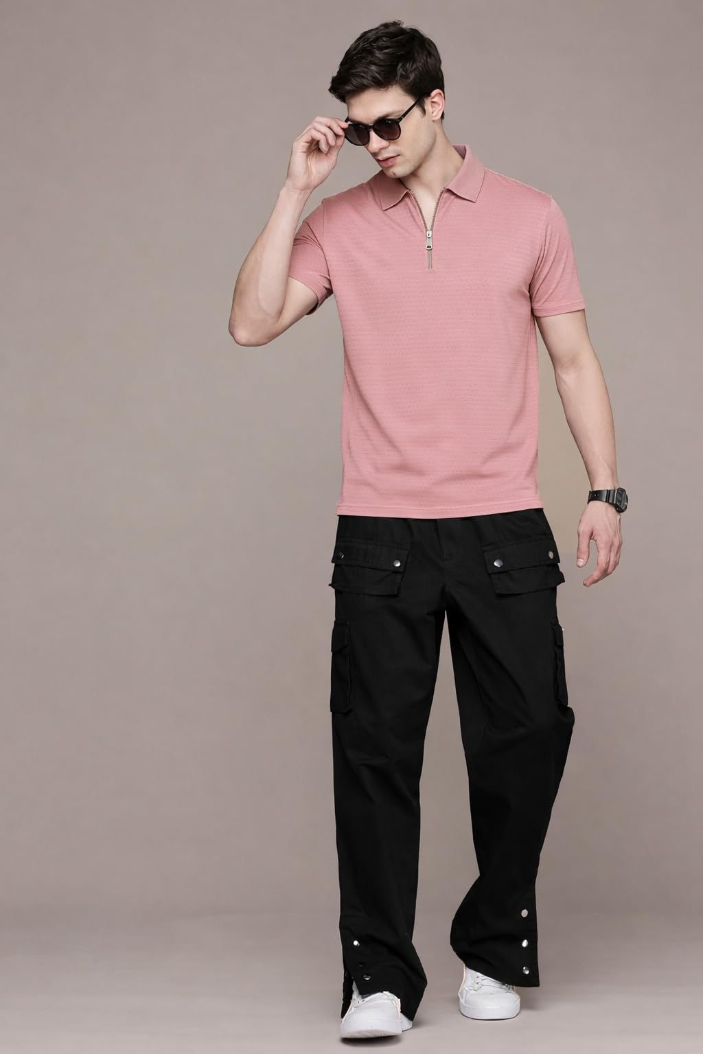 Preneum Men’s Polo T‑Shirt | Comfortable Rich Polycotton, Band Collar, Regular Fit | Stylish & Premium All Day Wear (Available in Plus Sizes) 3