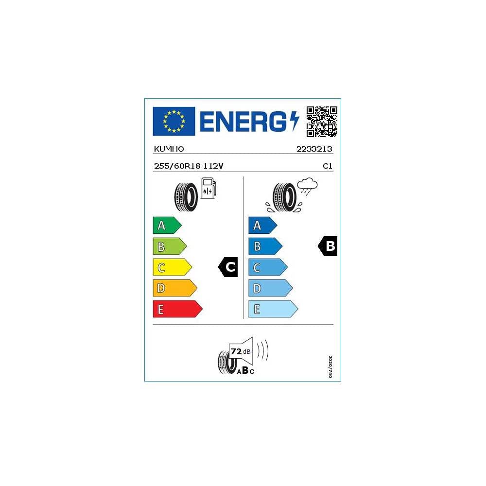 Tyres Kumho Crugen hp 91 255 60 R18 112V TL summer for offroad 4x4