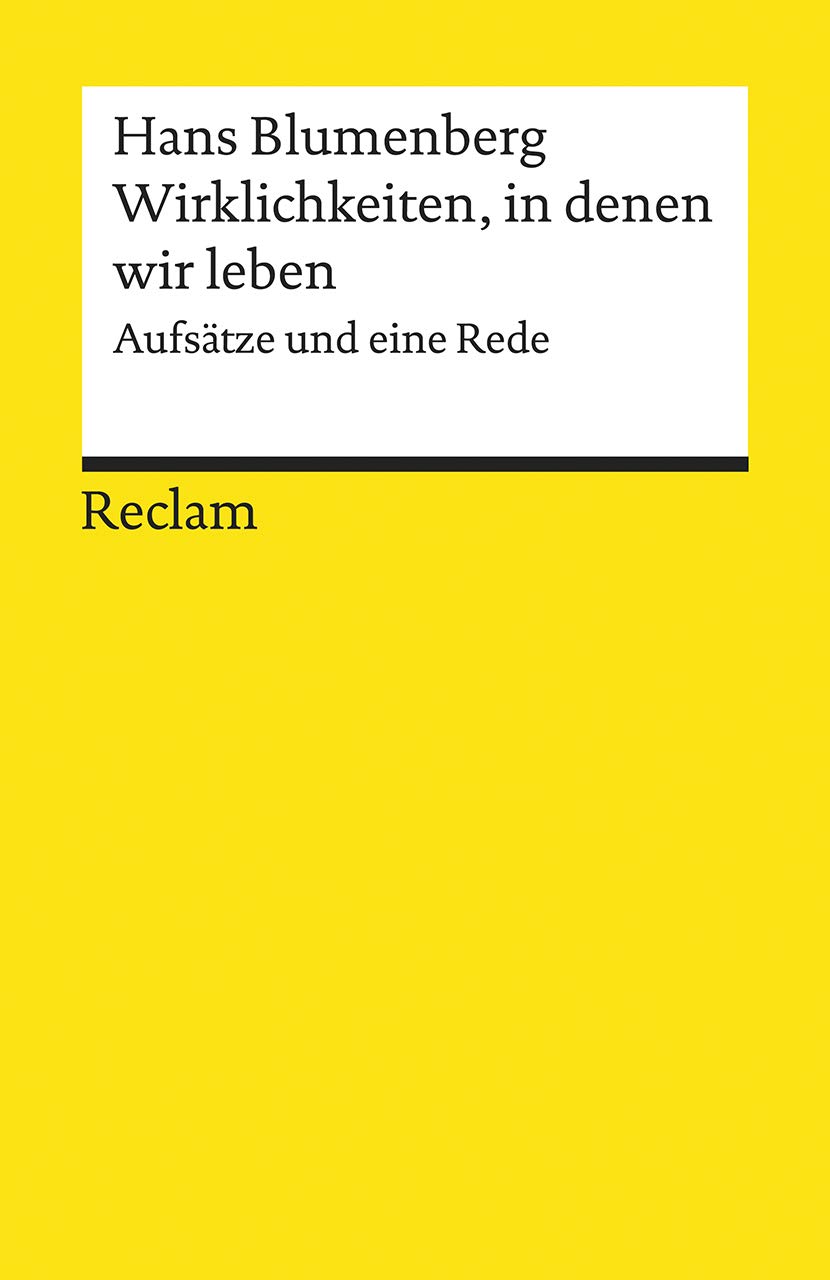 Wirklichkeiten, in denen wir leben: Aufsätze und eine Rede