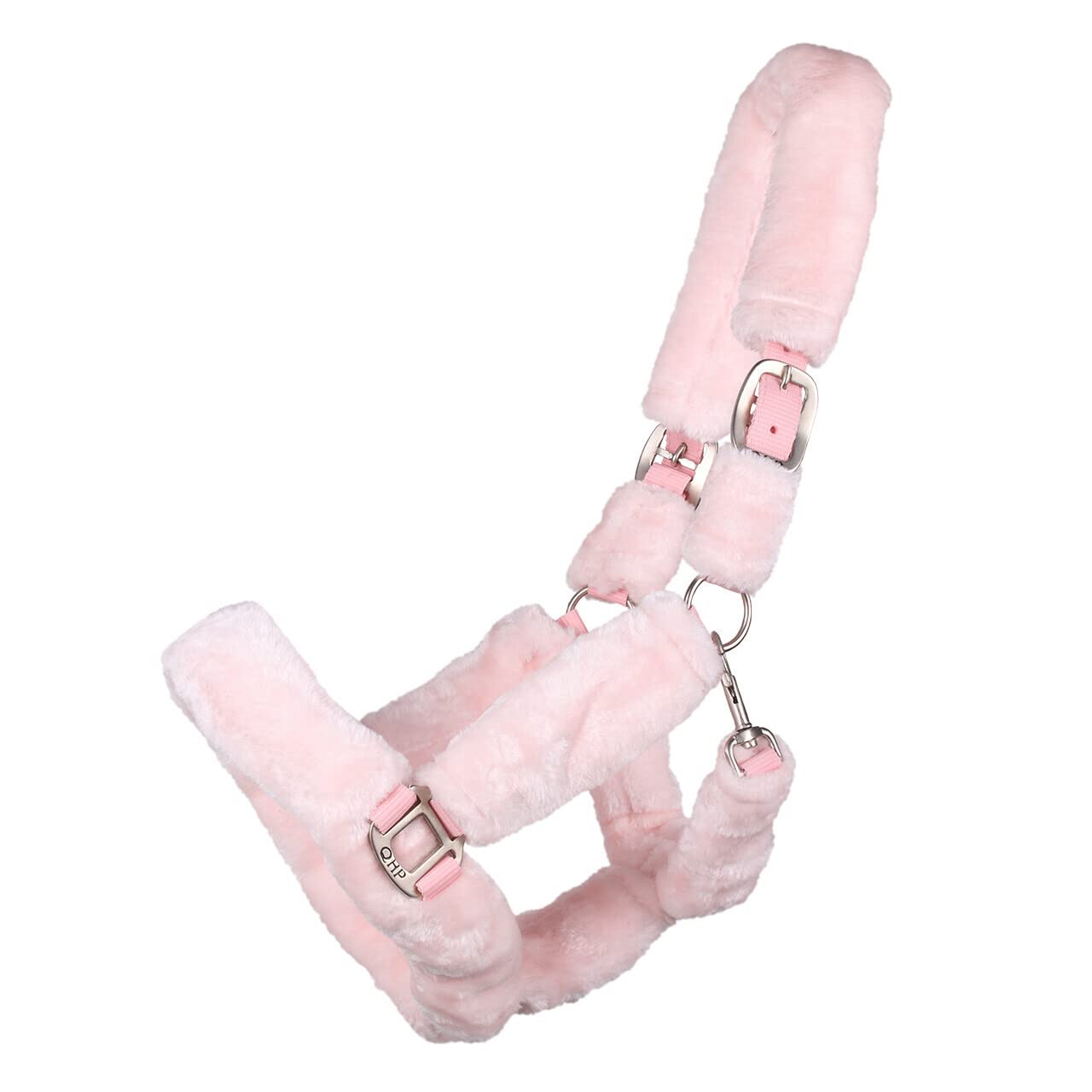 Licol Alaska QHP en fausse fourrure pour le confort du cheval