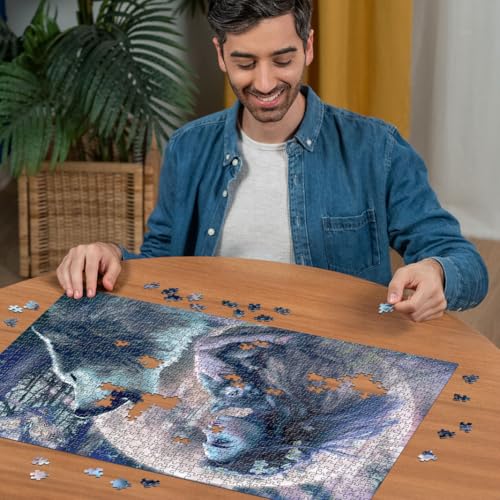 Puzzle 1000 pièces : Magie du de lune Ravensburger France - vue 6