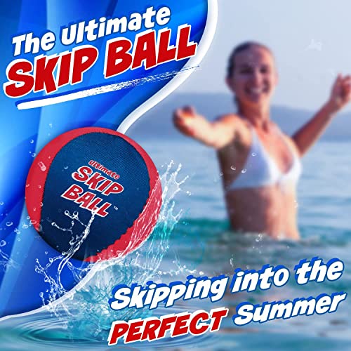 Activ Life The Ultimate Skip Ball – Water Bouncing Ball (2 Pack) Create Lasting Memories with Your Friends & Family at The Beach, Lake or Pool – Great for All Ages
