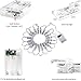 KNONEW 20 LED Photo Clip Cuerda Luces- 3 Metros LED Luces para...