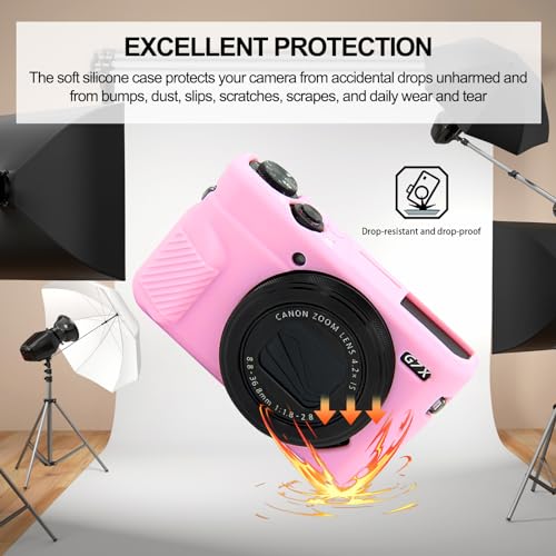 Funda de silicona para cámara Canon PowerShot G7X II miniatura 3