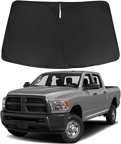 D-Lumina Parasol para parabrisas compatible con Dodge Ram 2500 3500 2010 2011 2012 2013 2014 2015 2016 2017 2018 2019 2020 2021 2022 2023 -