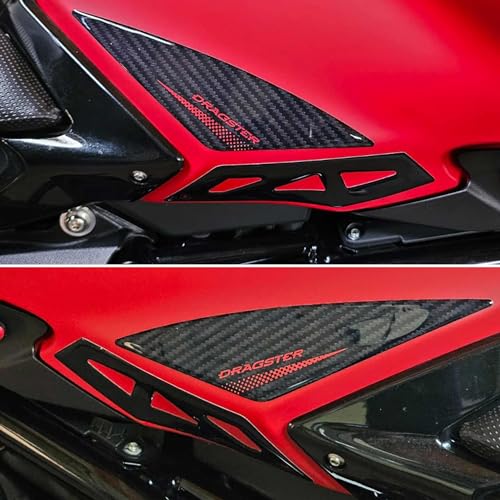 Autocollants 3D Moto Résine de Haute Qualité pour Finition Mv Agusta Dragster