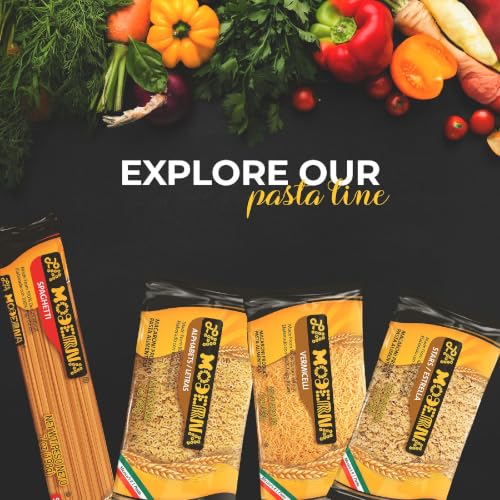 Image of La Moderna Spaghetti Pasta, 16 oz, Pack of 1 | Classic spaghetti with firm al dente texture for everyday family dinners; semolina and durum flour; Non-GMO; kosher