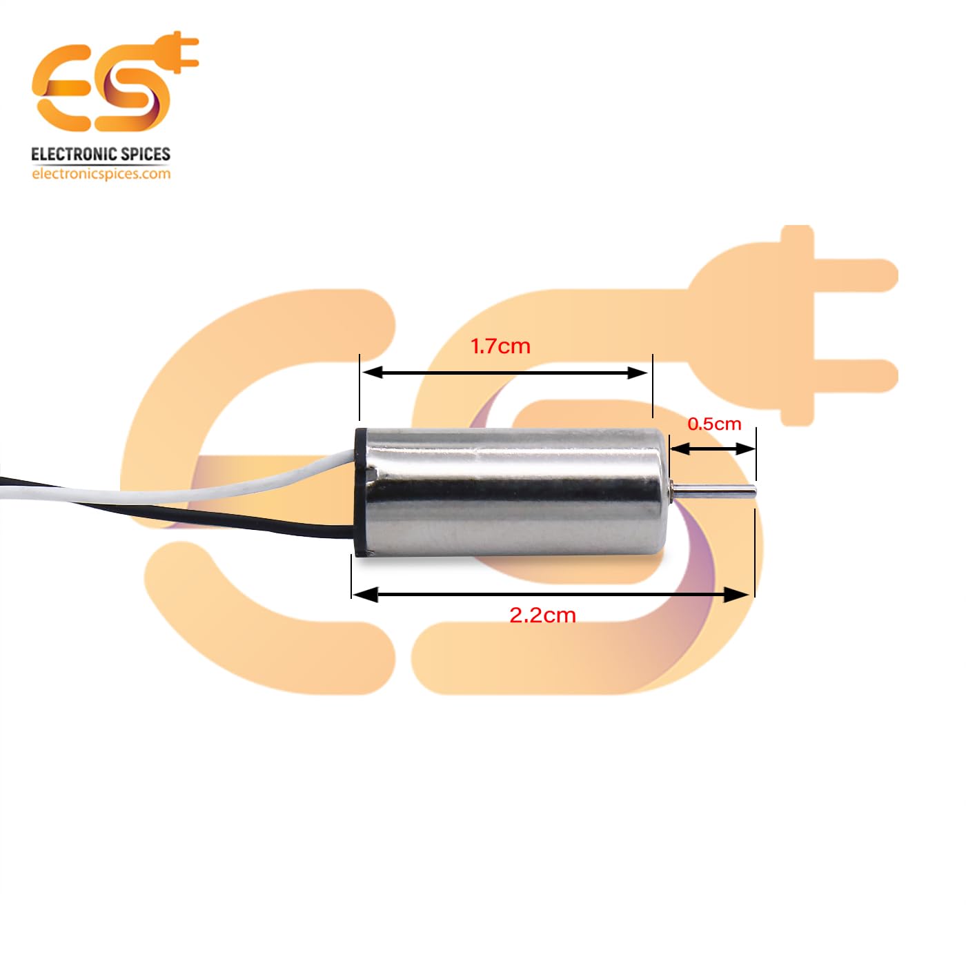 Electronic Spices Magnetic Mini Coreless HM Motor for Robotic Helicopter pack of 2pcs - Image 3 thumbnail