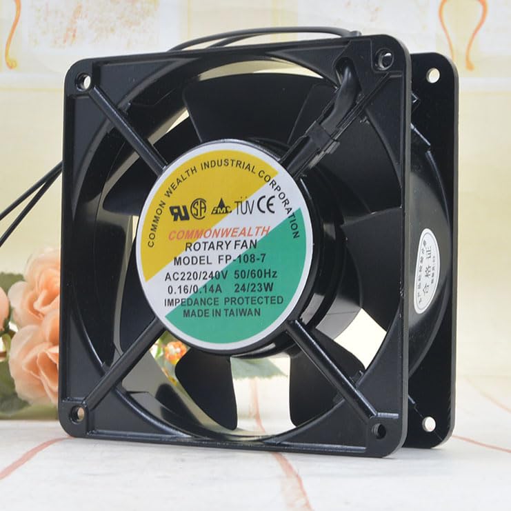 FP-108-7 12738 220V 24/23W Metal High Temperature Resistant Freezer Fan