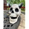 Crazy Bonez Horned Demon Skeleton Skull