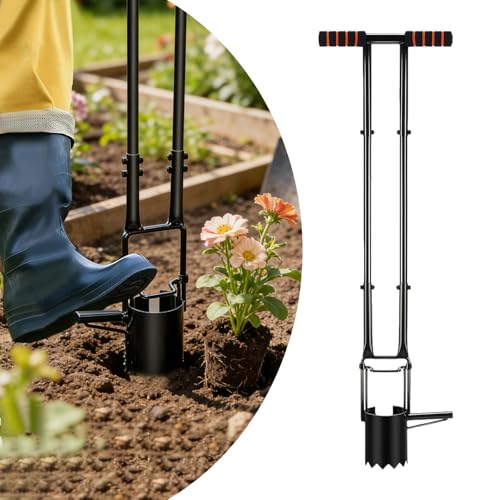 Herramienta para plantar bulbos con mango largo miniatura 1