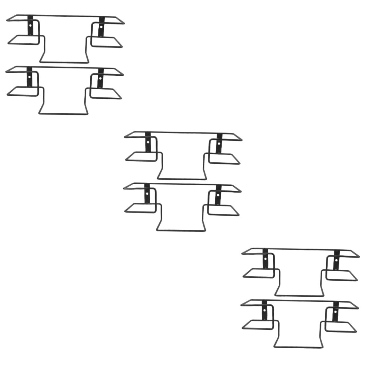 6pcs Wall-Mounted Gloves Box Holder and Dispenser Stylish Design for Efficient Storage Space-Saving Tissue Box Organizer for Home Office Use