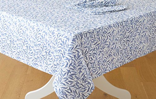 William Morris Willow Bough Blue 132 x 178cm Cotton Floral Tablecloth