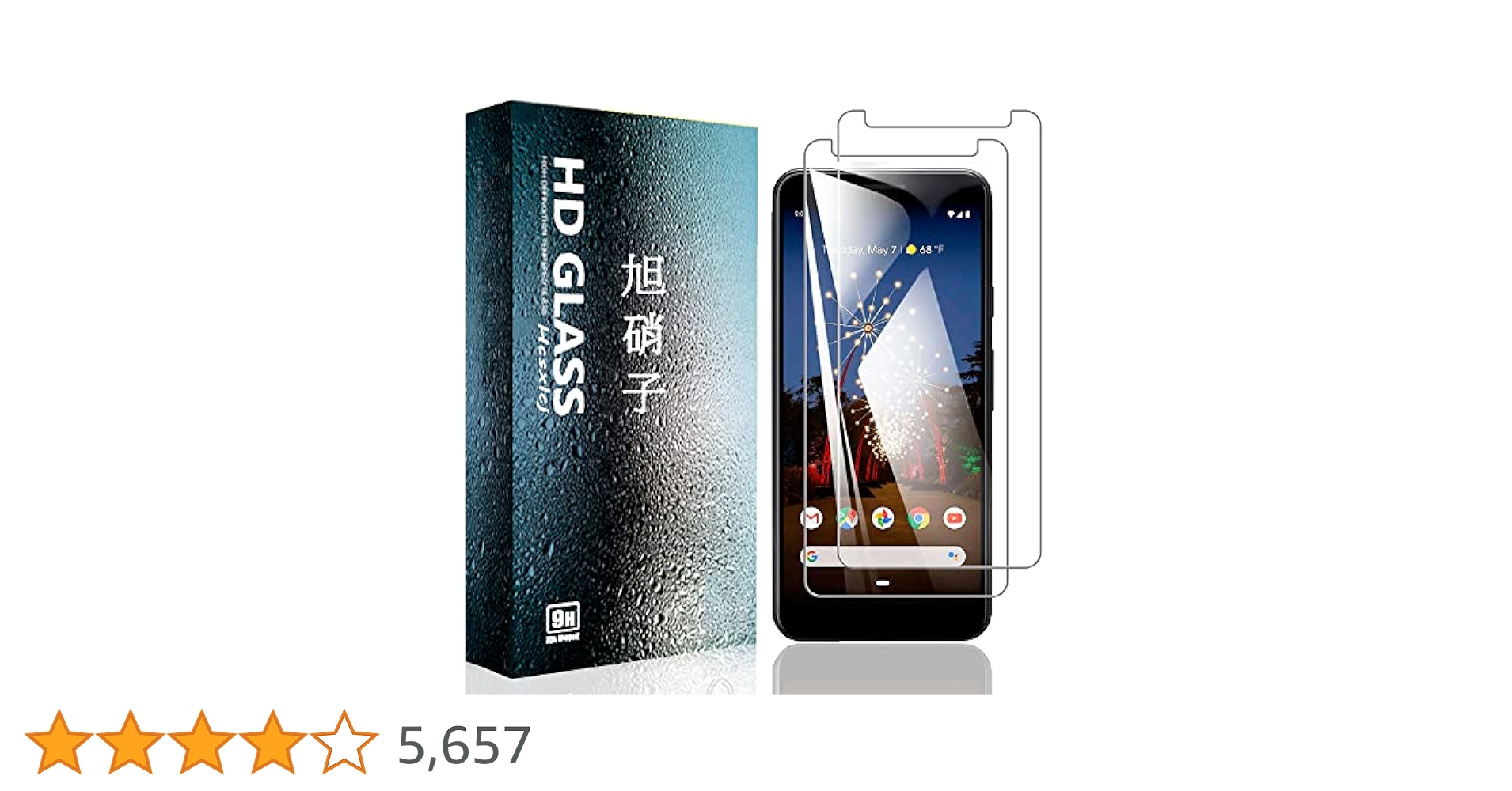 Google Pixel 3a 　ブラック 画面保護フィルム2枚付き Amazon.co.jp: 【2枚セット】For Google Pixel 3a XL 用のガラス