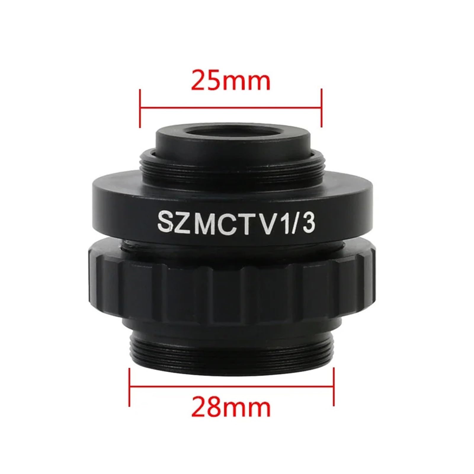 CTV 1/2 1/3 1X Adapter 0,3X 0,5XC Mount Objektiv + C CS Simul Focal Ring Trinokular Stereo Mikroskop HDMI VGA USB Video Kamera(1X and SZMCTV 1-3)