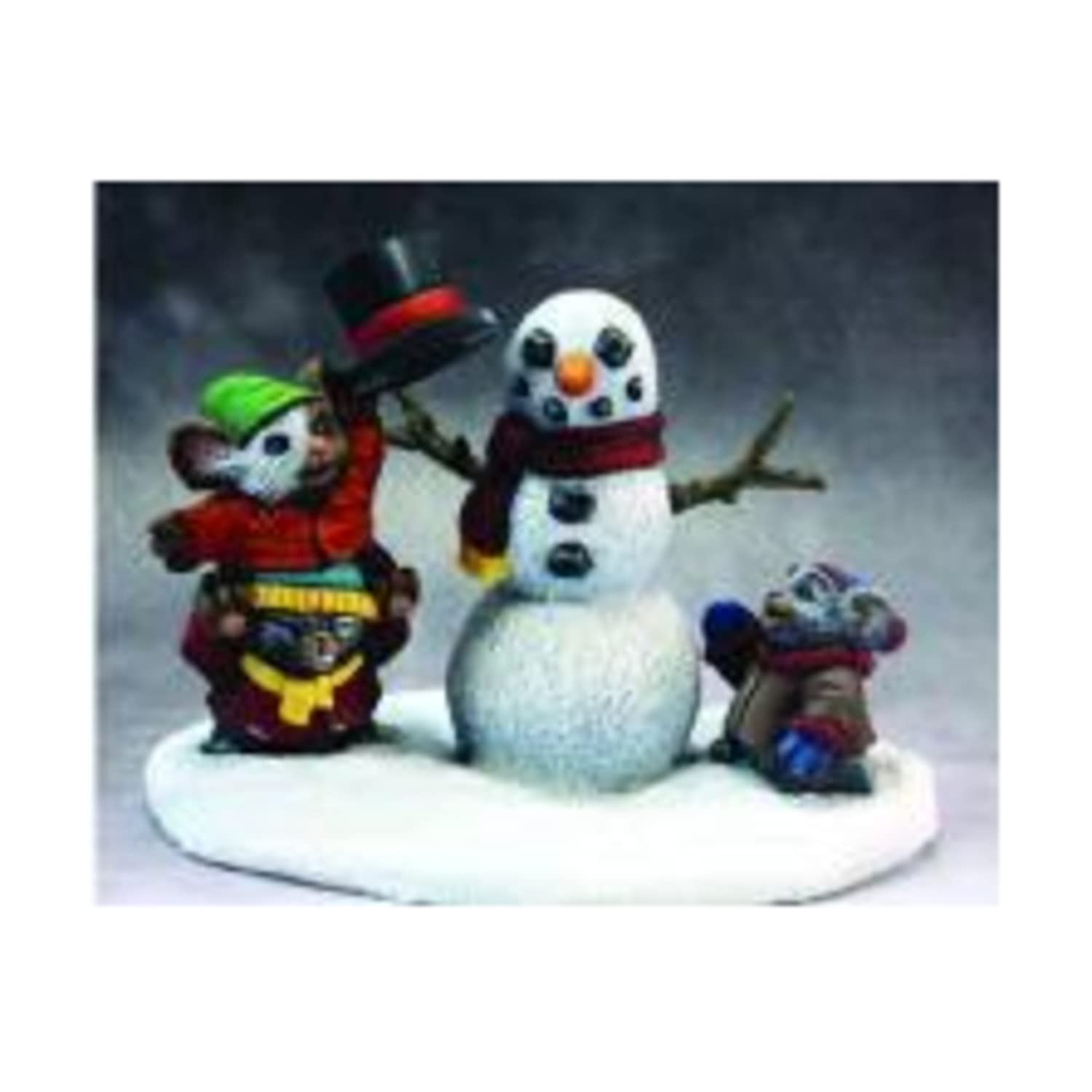 Christmas Mouslings Miniatures, figuras coleccionables de ratones para decoración de Navidad