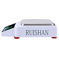 Vista 8 de Báscula Científica de Precisión de Laboratorio RUISHAN 1000g x 0.01g g/lb/oz/ct Escala de 0.01 Gramo, Báscula de Laboratorio, Báscula