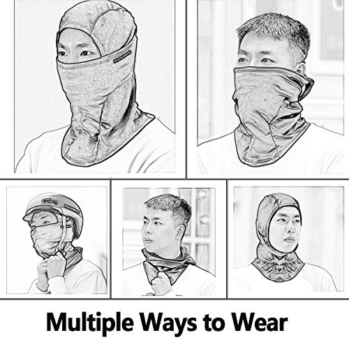 ROCKBROS-Ski-Mask-Windproof-Cycling-Balaclava-Thermal-Neck-Gaiter-Full-Face-Mask-Warm-Polar-Fleece-Headwear-Mulfifunctional-Scarf-Skiing-Motorcycling-Fishing-Black