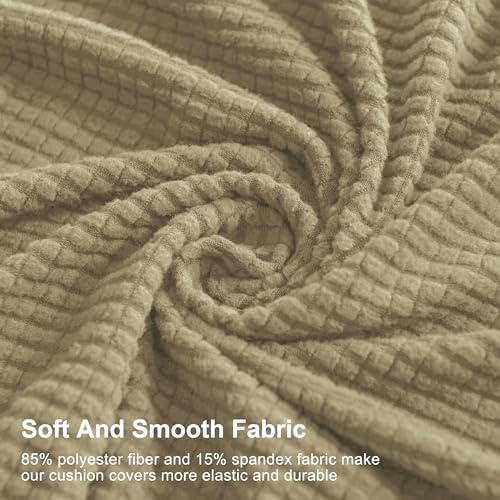 Chun Yi CUSHION COVER 69 Stretch Chair Couch Cushion Cover For Armchair, Individual Sofa Seat Cushion Covers For Chairs, Slipcover Replacement thumb #3