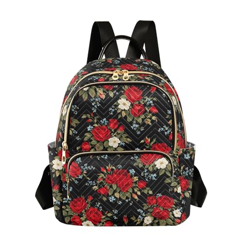 Sac à dos femme imprimé fleurs pour sorties et balades urbaines