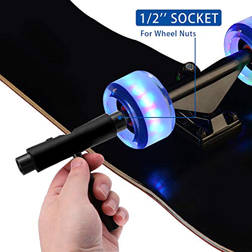 Keecaan AllinOne Skate Tools, T Skateboard Tool and Allen Key with