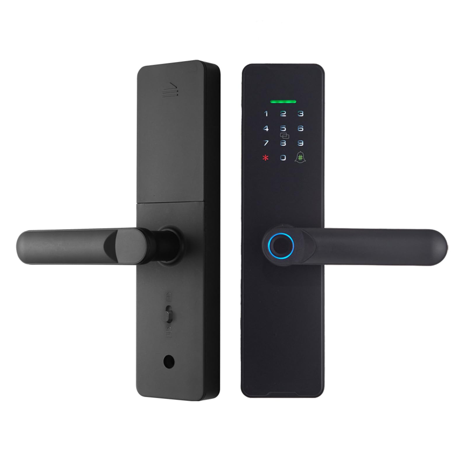 Smart Lock WiFi Keyless Entry Door Lock Ty App/impronta Digitale/password/card/meccanico Metodi di Sblocco per 35-60 Mm Spessore Office Porta della Camera