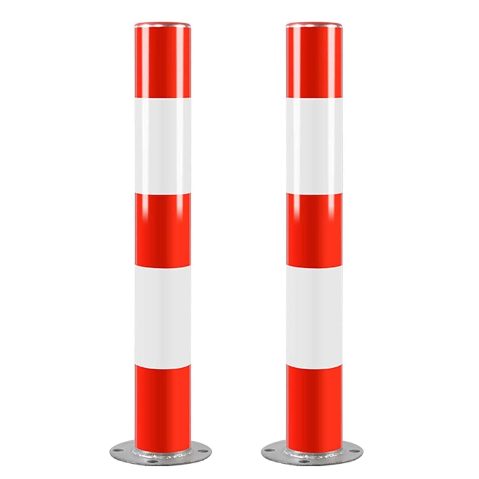 HCZKIUJY Heavy Duty Safety Bollard, Commercial Grade Driveway Barrier, Traffic Control Post for Parking Protection (2pcs)