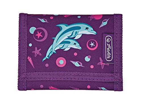 Preisvergleich Produktbild Herlitz Kinder Geldbörse / Geldbeutel / Portemonnaie / "Delphine"