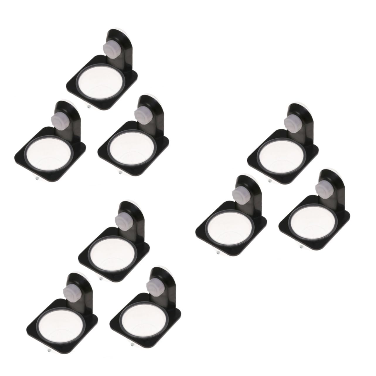 Beaupretty 9 Piezas Cuencos De Reptiles Plato De Comida De Gecko con Cresta Comedero para Reptiles Suministros para Reptiles Terrario Plato De Agua De Tortuga Depósito De Agua Bandeja De Agua
