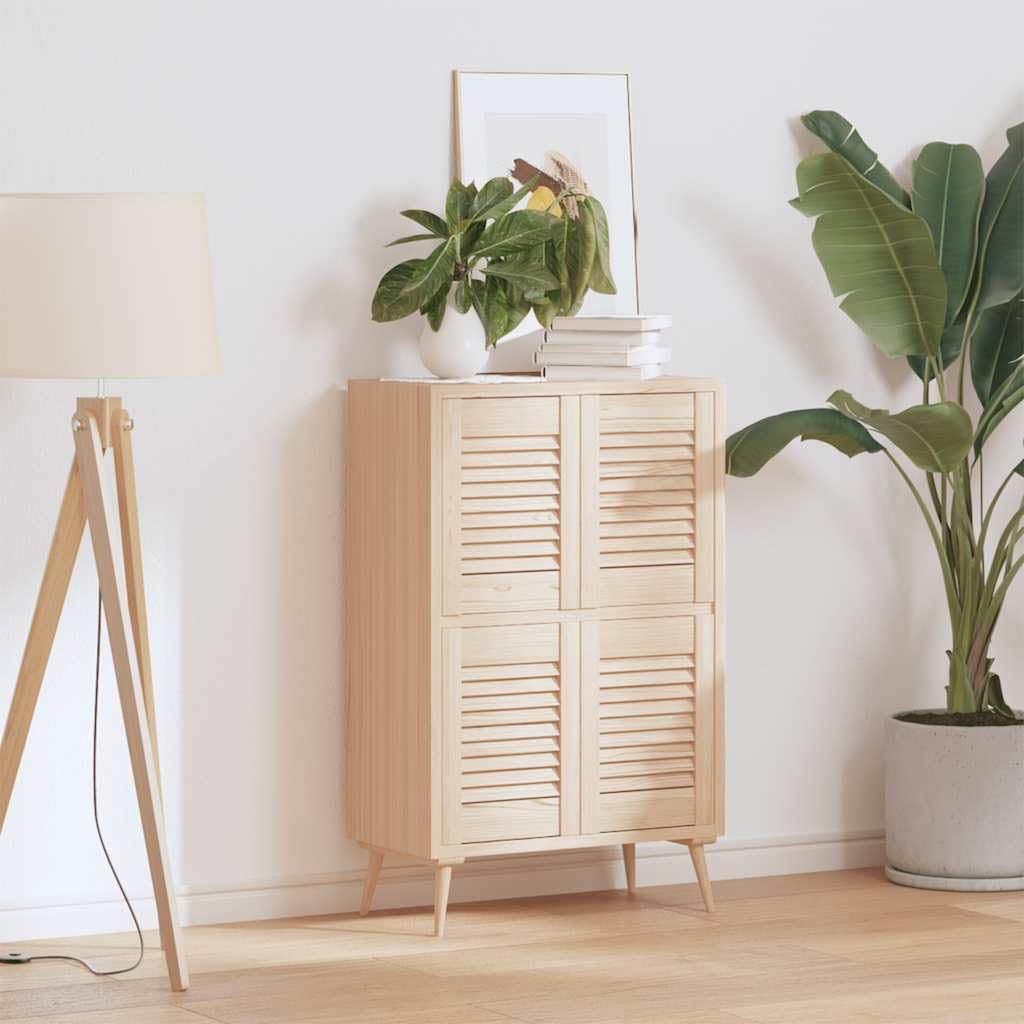 Genérico Puerta de Armario de Lamas 4 uds 39,5x29,5 cm Madera de Pino,Bricolaje,Accesorios de Bricolaje,Ferretería para armarios,Puertas de armarios-4015887