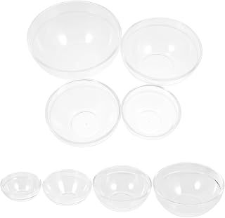 8pcs Acrylic Beauty Spa Oil Bowl Essential Oil Storage Container for Salons