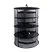 Produktbild LYPULIGHT Wäscheständer Net Dry Net 4 Schichten Net Schichten Trocknungsnetz Faltbare Mesh Large Hanging Netz Hängenden Grass Drying Grass Trockennetz Mit Reißverschlüssen-45cm