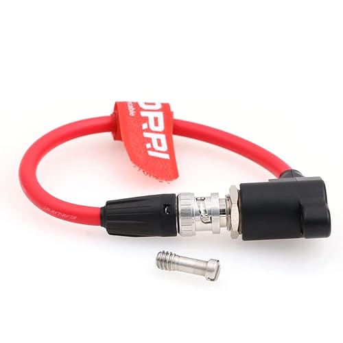 Miniatura 2 de DRRI Cable protector 3G 6G SDI aisladores galvánicos BNC macho a ángulo recto BNC hembra para ARRI Mini, rojo Komodo
