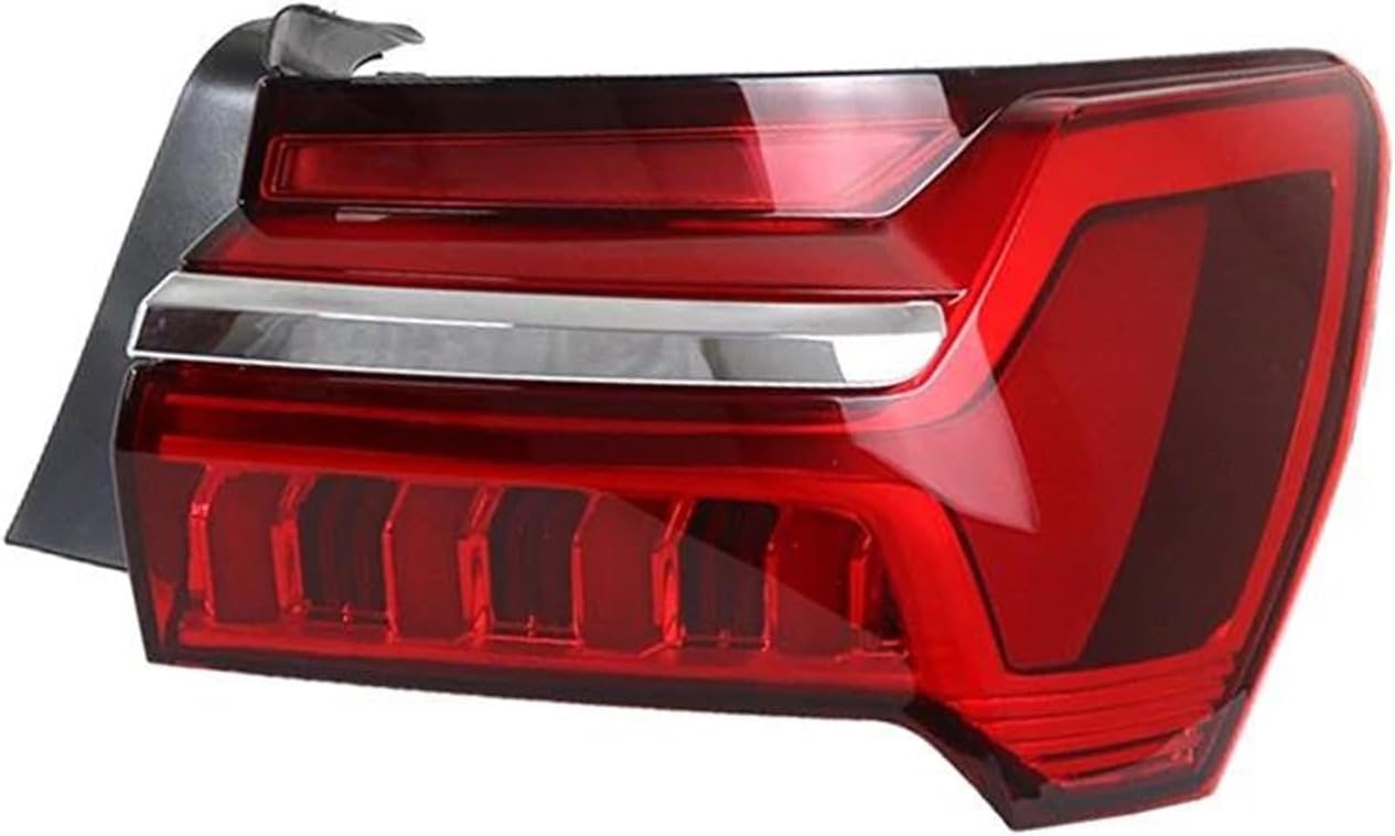 Car Rear Lights Upgrade for A6 C8 2019 2020 2021 2022 2023 Car LED Inner Outer Tail Light Assembly Brake Reversing Lamp Taillights Accessories(Right Inside)