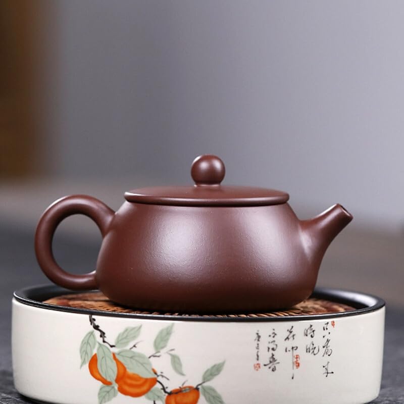 Czajniczek Kung Fu do robienia herbaty Chiński fioletowy gliniany zestaw do herbaty ręcznie wykonany filtr czajnik domowy luźna herbata liściasta stroma wielofunkcyjny ceramiczny czajniczek 170 ml