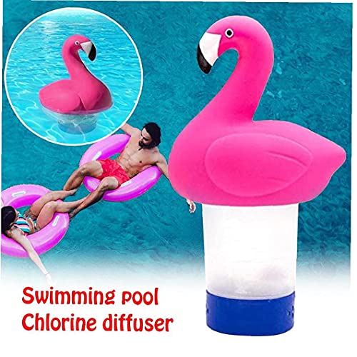 Chloor Tablet Houder, Drijvende Pool Chloor Dispenser Automatische Tablet Chemische Houder Flamingo Decoratie - Image 7