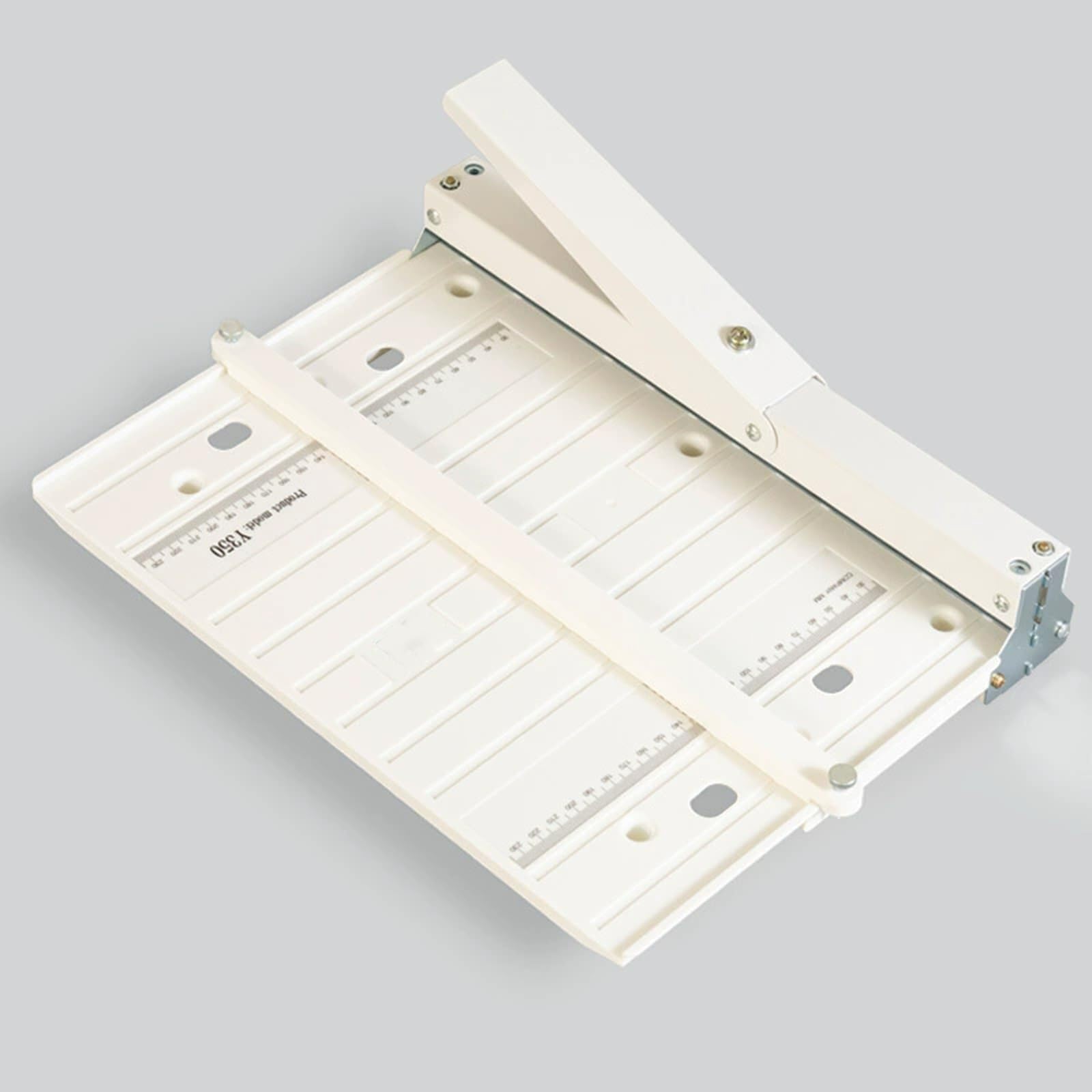 Creador de papel manual, herramienta de puntuación y plegado A4 con guía de regla, para portadas de libros, cartulina, folletos, invitaciones