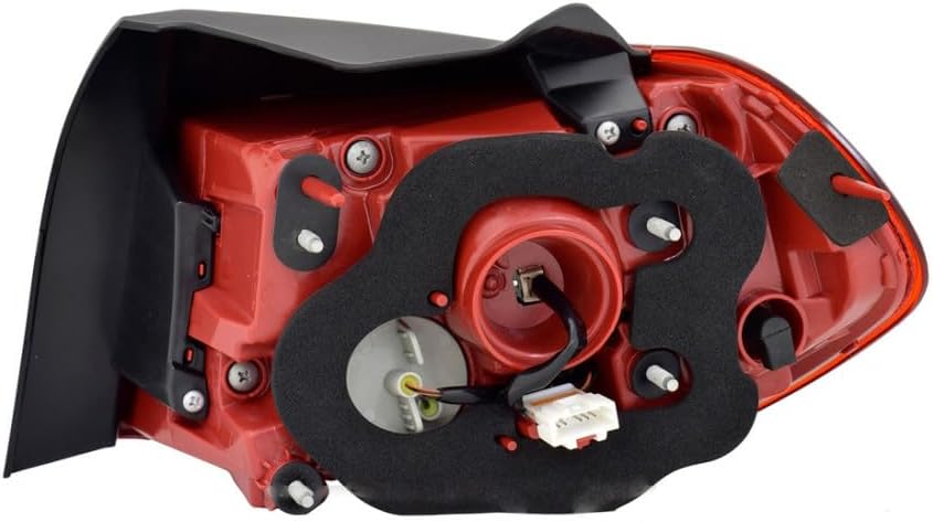 KarParts360 For Kia K5 2021 2022 2023 2024 Tail Light Driver Side | CAPA | LED | Red And Clear Lens | ABS+PC Plastic Housing | With Bulbs | Replacement For KI2804166, KI2804166C | 92401L3100