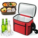 Borsa termica piccola pieghevole, 10 l, in tessuto Oxford impermeabile, borsa da picnic
